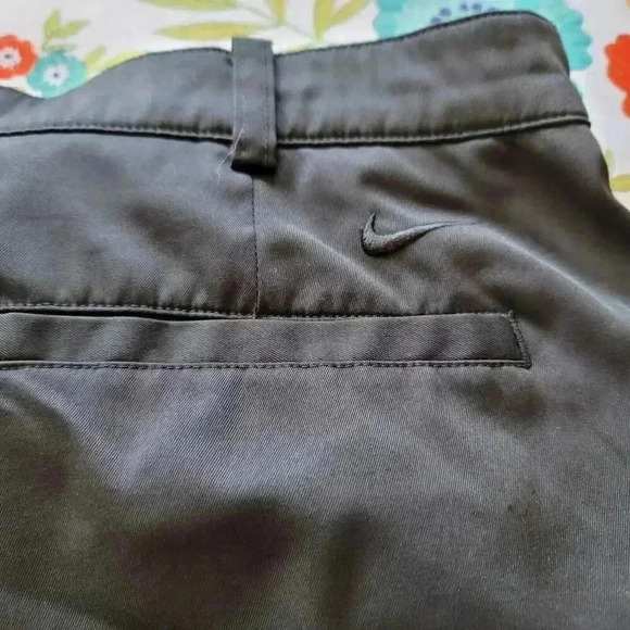 Nike Tour Performance Golf Shorts Mens Dri Fit Size 36 Black Flat Front - Picture 4 of 8
